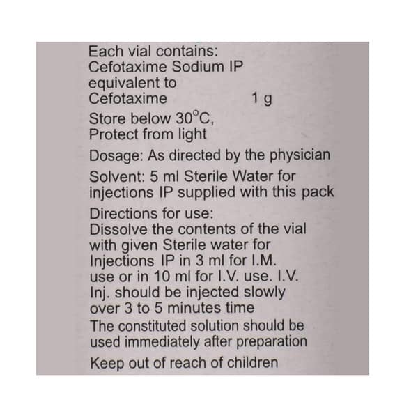 Biotax 1gm Dry Vial Of 1 Powder For Injection