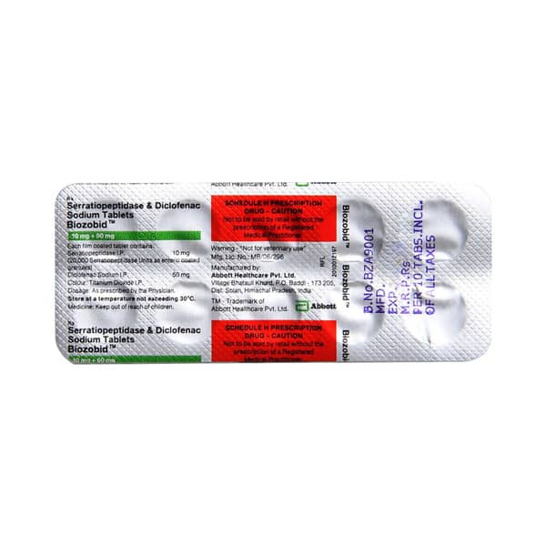 Biozobid Strip Of 10 Tablets