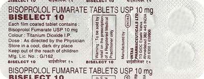 Biselect 10mg Strip Of 10 Tablets