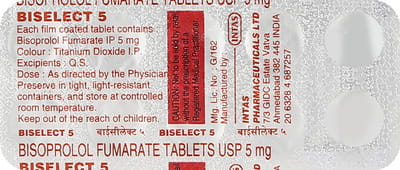 Biselect 5mg Strip Of 10 Tablets