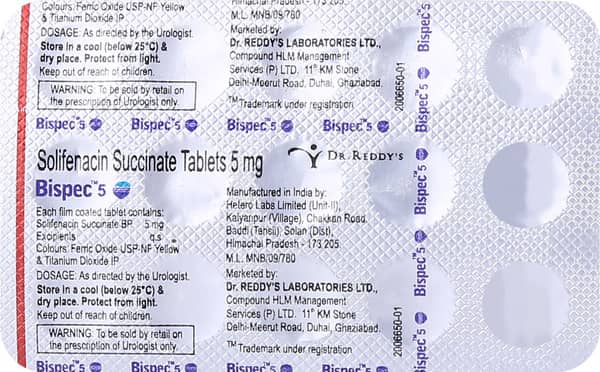 Bispec 5mg Strip Of 15 Tablets