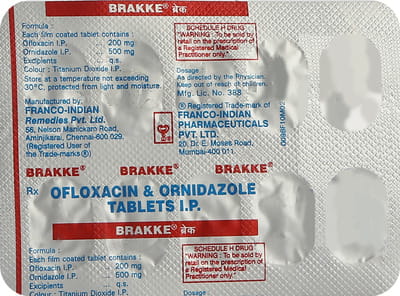 Brakke Strip Of 10 Tablets