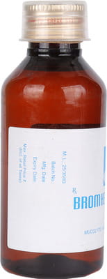 Bromhexine 4mg Bottle Of 120ml Elixir