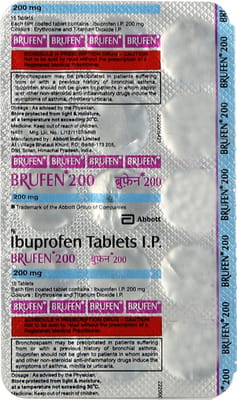 Brufen 200mg Strip Of 15 Tablets