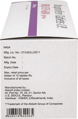 Brufen 600mg Strip Of 15 Tablets