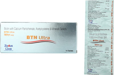 Btn Ultra Strip Of 10 Tablets