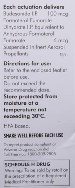 Budamate 100mcg Bottle Of 120md Transhaler