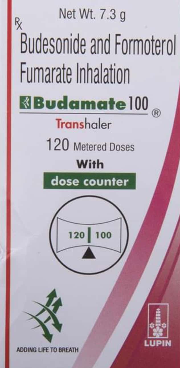 budamate 100mcg bottle of 120md transhaler