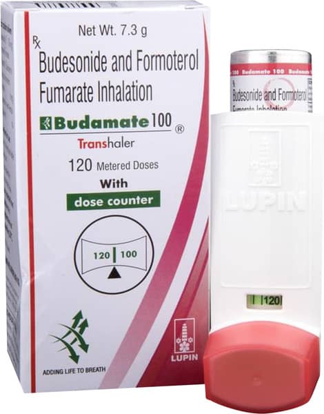 Budamate 100mcg Bottle Of 120md Transhaler