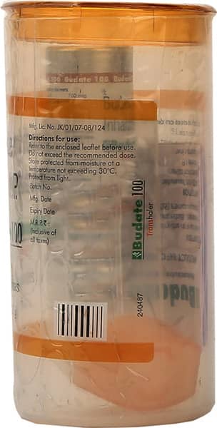 Budate 100mcg Bottle Of 12.2gm 200md Transhaler