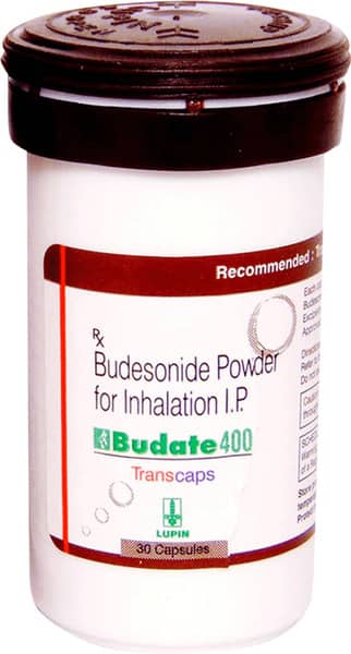 Budate 400mcg Bottle Of 30 Transcaps