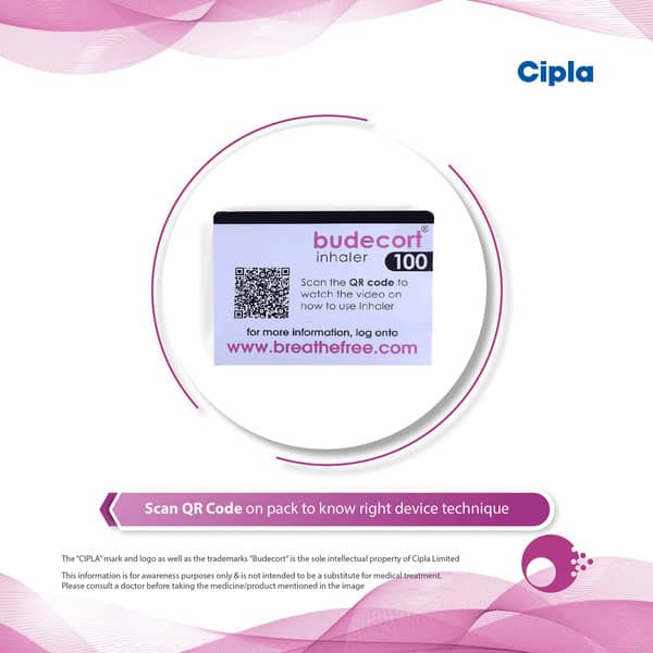 Budecort 100mcg Box Of 200md Metered Dose Inhaler