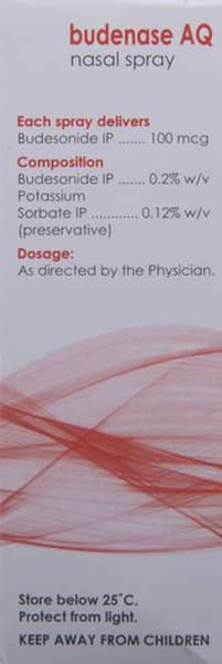 Budenase Aq 150md Bottle Of 7.5ml Nasal Spray