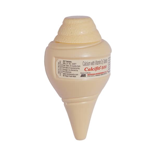 Calcifit 500mg Bottle Of 30 Tablets