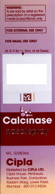 Calcinase 30md Bottle Of 3.7ml Nasal Spray