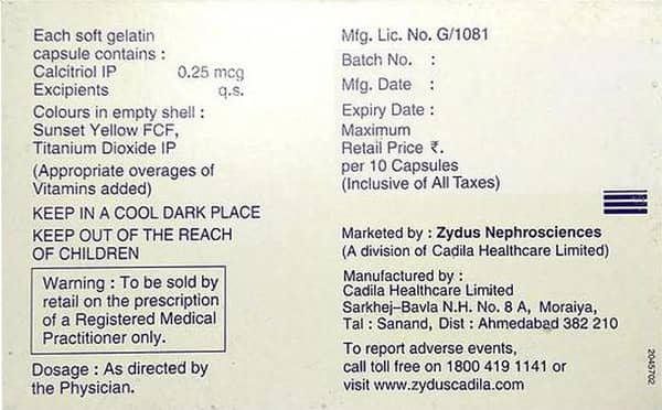 Calcit Sg 0.25mcg Strip Of 10 Capsules