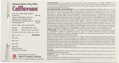 Calflavone Strip Of 30 Tablets
