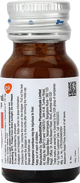 Calpol Paediatric Oral Drops | Peppermint Flavour