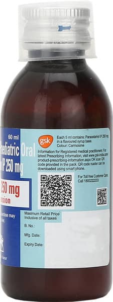 Calpol 250mg Suspension | Strawberry Flavour