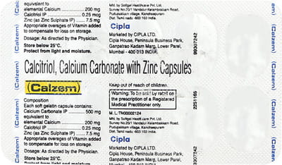 Calzem Strip Of 10 Softgel Capsules