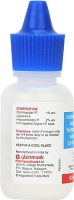 Candid Bottle Of 10ml Ear Drops