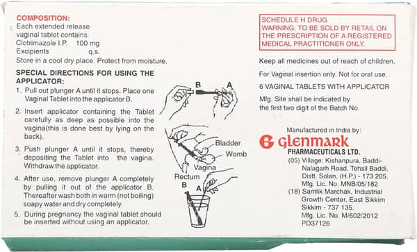 कैनडिड वी6 वैजाइनल टैबलेट