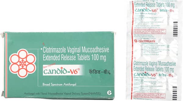 कैनडिड वी6 वैजाइनल टैबलेट
