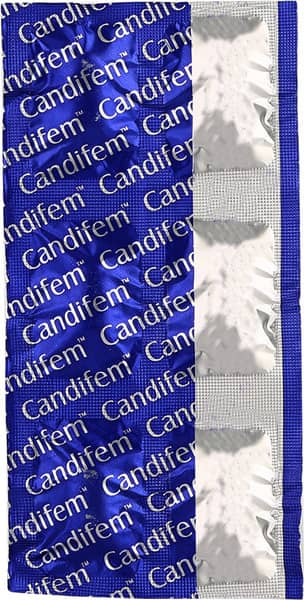 Candifem Strip Of 6 Vaginal Tablets
