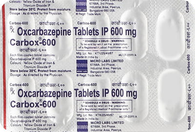 Carbox 600mg Strip Of 10 Tablets