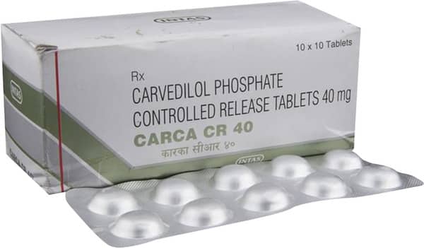 Carca Cr 40mg Strip Of 10 Tablets