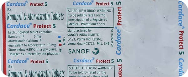 Cardace Protect 5mg Strip Of 10 Tablets