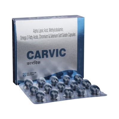 Carvic Strip Of 10 Softgel Capsules