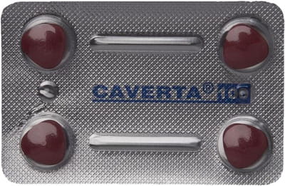 Caverta 100mg Strip Of 4 Tablets