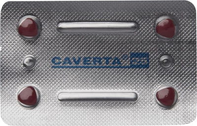 Caverta 25mg Strip Of 4 Tablets