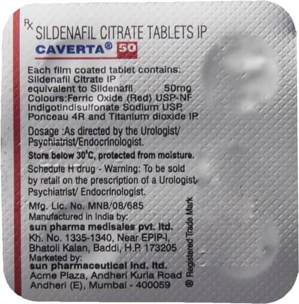 Caverta 50 Tablet