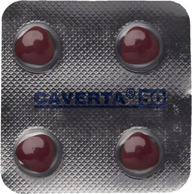 Caverta 50mg Strip Of 4 Tablets