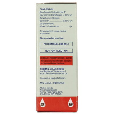 Cebran Bottle Of 10ml Eye Drops