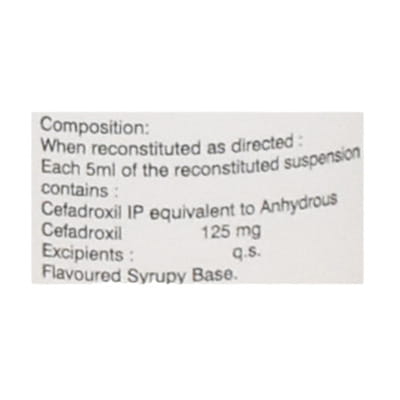 Cefadrox 125mg Dry Syrup 30ml