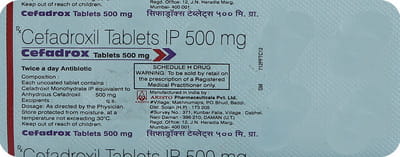 Cefadrox 500mg Strip Of 10 Tablets