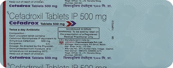 Cefadrox 500mg Strip Of 10 Tablets