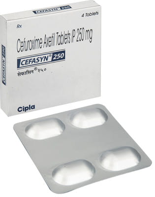 Cefasyn 250mg Strip Of 4 Tablets
