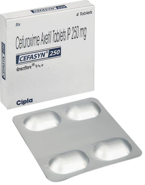 Cefasyn 250mg Strip Of 4 Tablets