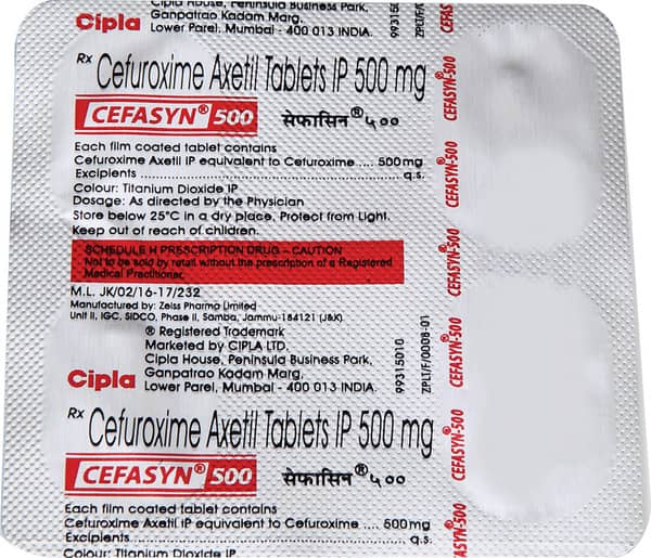 Cefasyn 500 Tablet