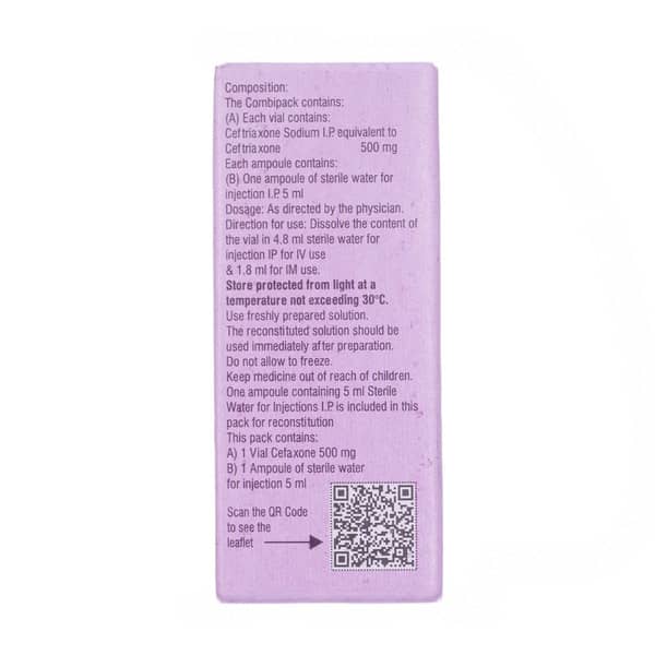 Cefaxone 0.5Gm Dry Vial Of 1 Powder For Injection