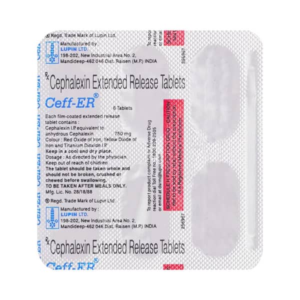 Ceff Er Strip Of 6 Tablets