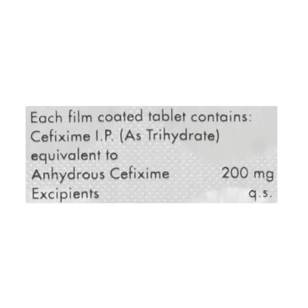 Cefi 200mg Strip Of 10 Tablets