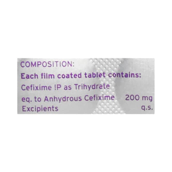Cefilab 200mg Strip Of 10 Tablets