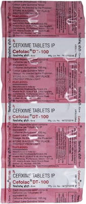 Cefolac Dt 100mg Strip Of 10 Tablets