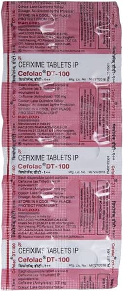 Cefolac DT-100 Tablet