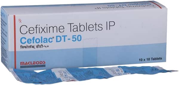 Cefolac Dt 50mg Strip Of 10 Tablets